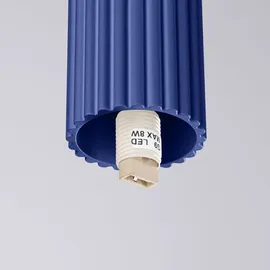 Sollux Lighting Plafond HALO 1xG9 Aluminium/Glas 21x12x12cm blau