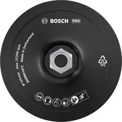 Bosch Stützteller mit Klettverschluss zum Befestigen von Schleifblättern 125 - 2608601077