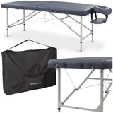 Habys Massageliege Verona Mobile Massagetisch Kosmetikliege Tragbar Verstellbar blau