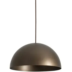 Licht-Erlebnisse Pendelleuchte HEMISPHERE Braun matt Metall 1x GX53 bis 12 W | LE93318
