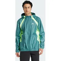 Adidas Herren Tech Windbreaker Jacke (Größe L, gruen)