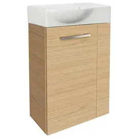 Fackelmann Waschbeckenunterschrank 44 x 60 x 24,3 cm Braun