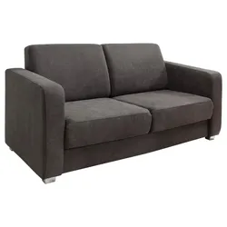 Schlafsofa Mia Dunkelbraun Mikrofaser