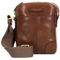 The Bridge Vespucci Umhängetasche Leder 16 cm brown-gold