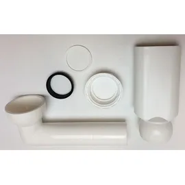 keenberk Ablauf-Set Rechteckiger Überlauf Siphon