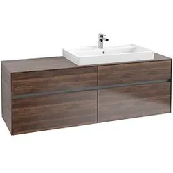 Villeroy & Boch Collaro Waschtischunterschrank C02700VH 160x54,8x50cm, Waschtisch rechts, Arizona Oak