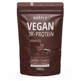 Nutri + Vegan 3K Protein Schoko-Brownie Pulver 1000 g