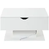 Okwish Weiß Spanplatte 80 x 75 x 40 cm