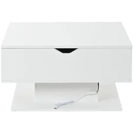 Okwish Weiß Spanplatte 80 x 75 x 40 cm