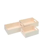 Glorex  Mini Tablettset 22x15x6 cm 3 teilig