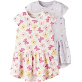 NAME IT Nmfvigga 2P CAPSL Dress, Lavender fog 104 cm (2er Pack) - 104