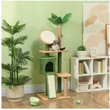 PawHut Kratzbaum 139 cm grün