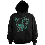 Rick and Morty Hoodie Schwarz XL
