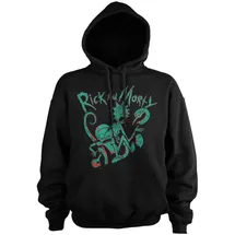 Rick and Morty Hoodie Schwarz XL