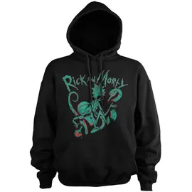 Rick and Morty Hoodie Schwarz XL