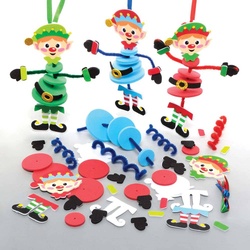 Weihnachtself Stapelsets (pro Set 6) Bastelaktivitäten zu Weihnachten