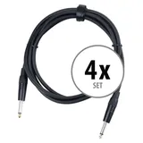 Pronomic Stage BOXJ1-2.5 Boxenkabel Klinke 2,5 m - 4x Set