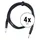Pronomic Stage BOXJ1-2.5 Boxenkabel Klinke 2,5 m - 4x Set