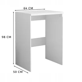 muvu Badezimmerschrank über Waschmaschine Trockner, Regal, Scandinavian weiß 64 cm