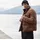 URBAN CLASSICS Boxy Corduroy Puffer Jacke Orange S