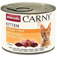 Animonda Cat Carny Kitten Geschmack: Geflügel und Rindfleisch 200g