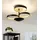 EGLO Gromola 3 flg. rund Schwarz/Beige