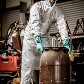 AS Arbeitsschutz GmbH Nitras Protect Chemikalienschutzoverall, weiß XL