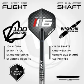 WINMAU Blade 6 Triple Core inkl. Zubehör-Set