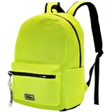 Oh My Pop! Yellow Neon-Mesh Rucksack, Gelb