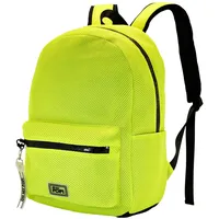 Oh My Pop! Yellow Neon-Mesh Rucksack, Gelb