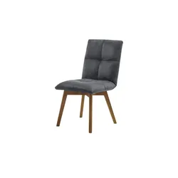 Woodford Esszimmerstuhl  mit Steppung im Rücken Leonie , grau , Maße (cm): B: 52 H: 93 T: 63.0