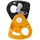 Petzl Seilrolle Gelb/Orange/Schwarz