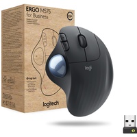 Logitech Ergo M575 for Business, schwarz, Logi Bolt, USB/Bluetooth