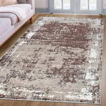 OTTO home Teppich OTTO HOME "Oberwill" Gr. 6, beige (sand), B:200cm H:9mm L:300cm, Kunstfaser, Teppiche, Teppich, mit besonders weichem Flor, Kurzflor, Vintage, modern, dichte Qualität