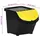 vidaXL Abfalleimer 78 l Schwarz