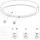Trio Doha 1 LED rund Messing matt Ø 45 cm