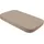Waldin Baby Collection Spannbetttuch groß, für Waldin Babybett 7in1 - Bettwäsche für Kinderbetten- Pflegeleichte, superweiche und strapazierfähige Baumwolle, Taupe