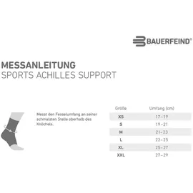 Bauerfeind Achilles Support Sprunggelenkbandage 1 St Weiß XS