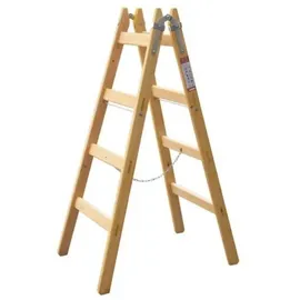 Layher Holzstehleiter 2 x 9 Stufen (1020.009)