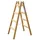 Layher Holzstehleiter 2 x 9 Stufen (1020.009)