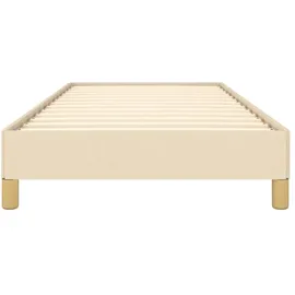 vidaXL Bettgestell 100 x 200 cm Creme