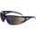 Pro Fit Schutzbrille EN 166 EN 172 Bügel schwarz/blau,Scheibe verspiegelt