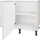 Nobilia Eckunterschrank Flash 100 x 58,3 x 87 cm Grau