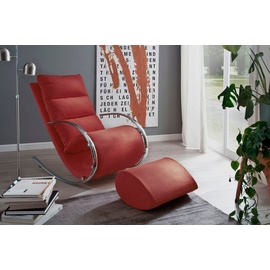 MCA Furniture Relaxsessel York mit Hocker, belastbar bis 100 kg