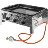 Denner-Edition Gasbräter 3-flammig inkl. Stahlpfanne