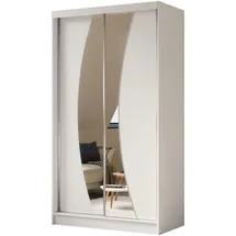 masseno Schwebetürenschrank VOCE 120 x 216 x 61 cm Weiß