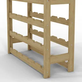 LENMAR Weinregal 102 x 63 x 25 cm Beige