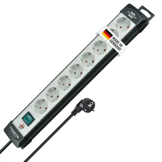 8-fach 5 m schwarz/lichtgrau