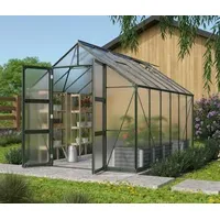 Vitavia Gewächshaus Orbit 9900, HKP, inkl. Fundament, Dunkelgrün