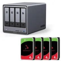 UGREEN NASync DXP4800 Plus + SEAGATE Festplatte 16 TB (4 x 4 TB)
